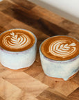 Handcrafted Latte Cup by Miriam Fraser Studio – Lilac Glaze
