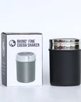 Rhino brand black fine Cocoa Shaker with box