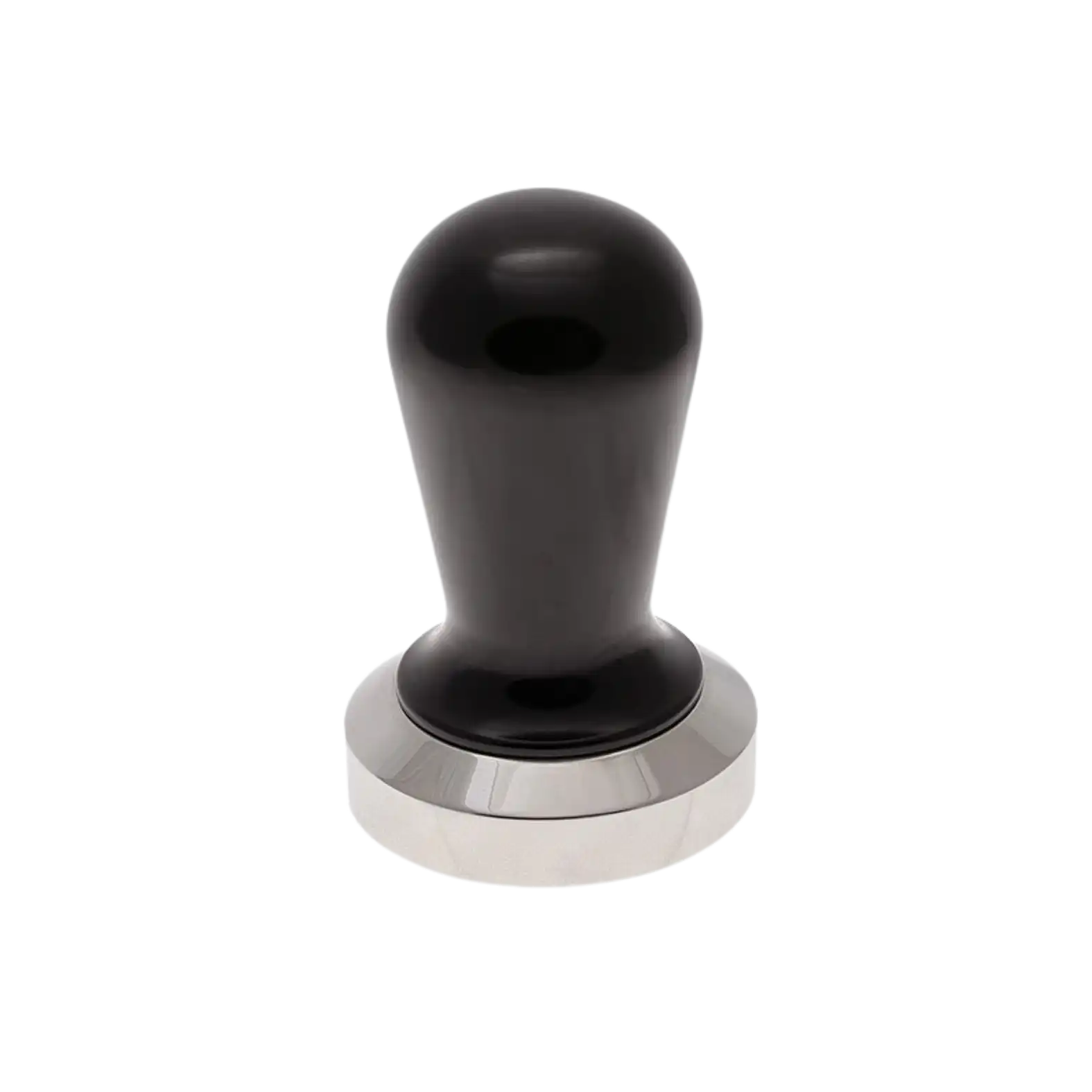 58mm Black and Silver flat tamper