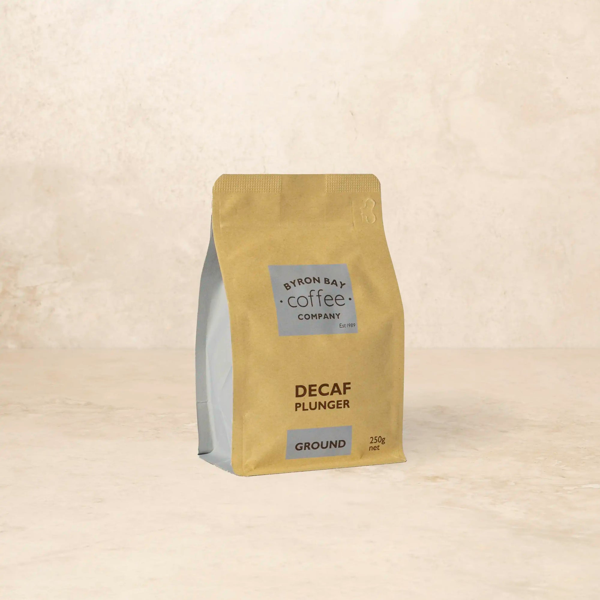 Organic Decaf coffee beans from Byron Bay Coffee Company - mycotoxin free and Mountain Water processed.