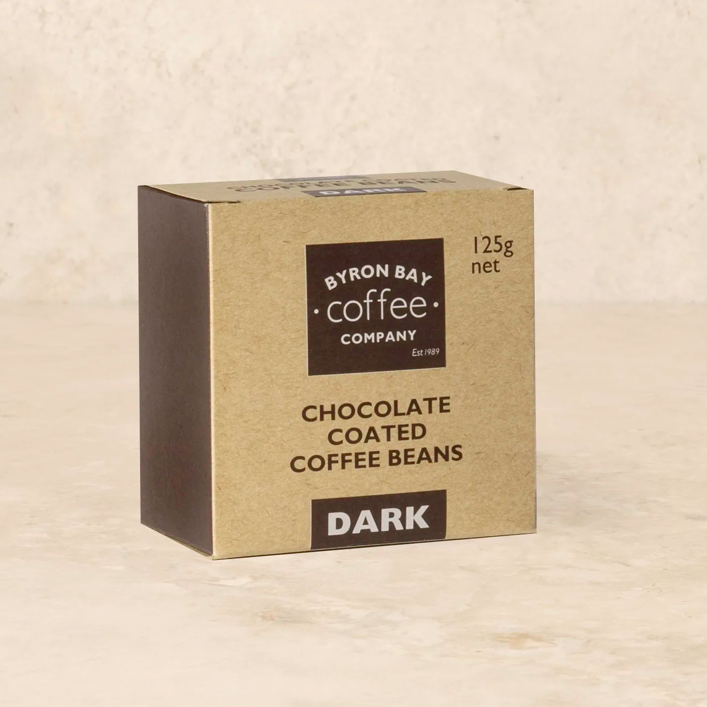 Gourmet coffee snack - roasted coffee beans wrapped in dark chocolate