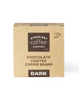 Gourmet coffee snack - roasted coffee beans wrapped in dark chocolate