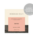 Retail box of Byron Bay Tea Co. detox leaf tea 