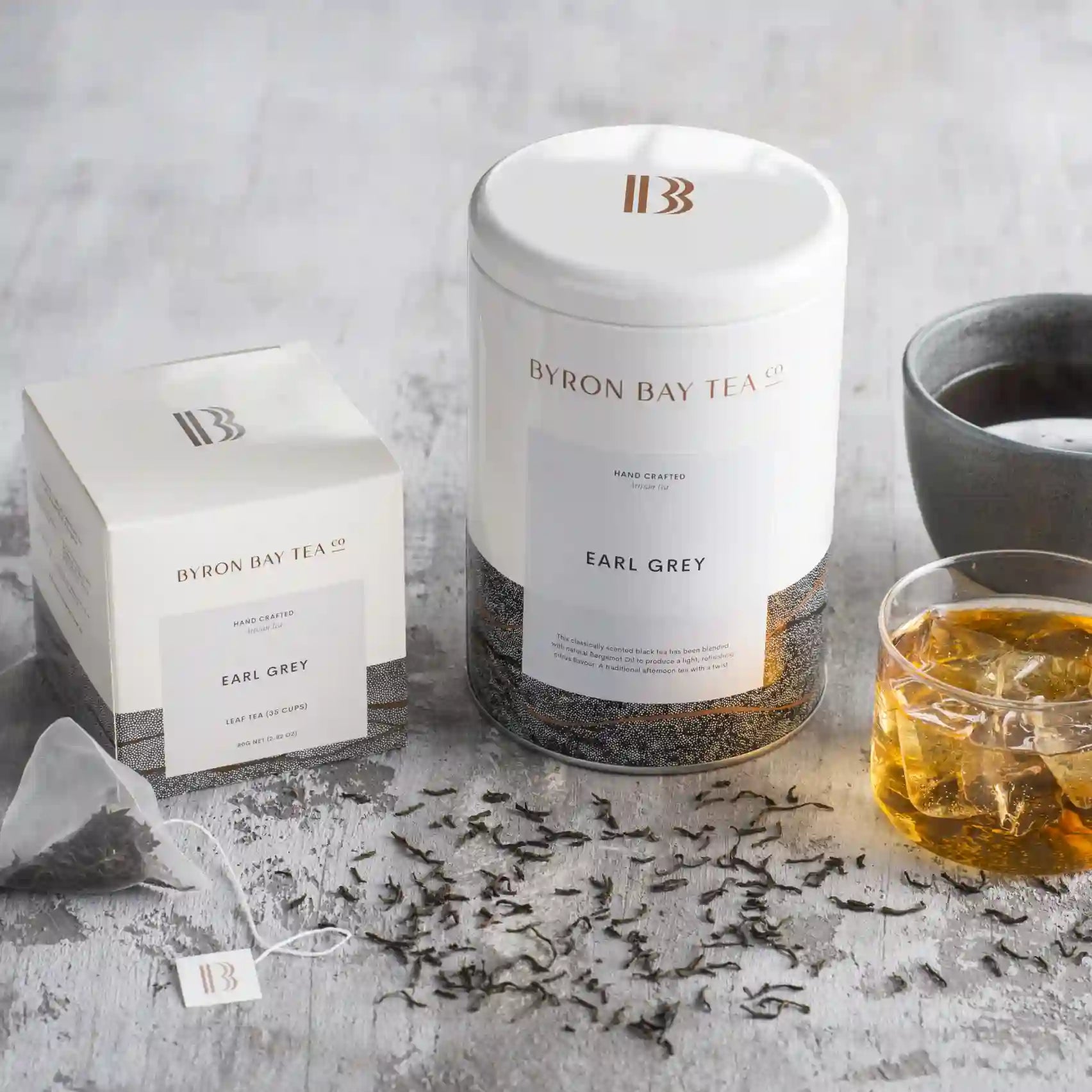 Selection of Byron Bay Tea Company Earl Grey tea