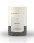 Tin cannister of Byron Bay Tea Company Earl Grey tea