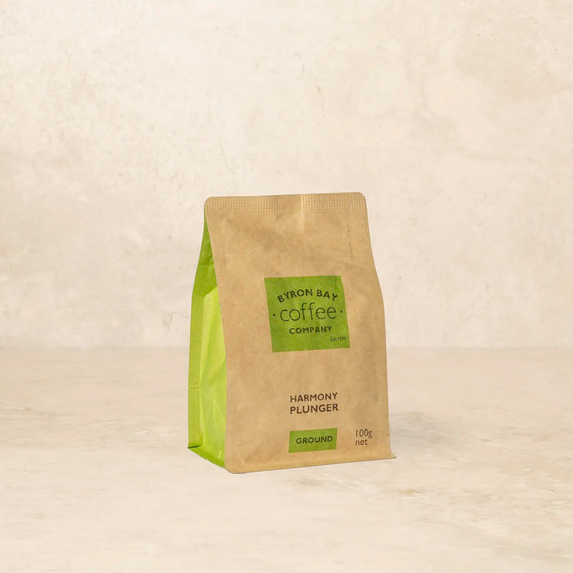 Harmony Plunger blend - smooth, vibrant Rainforest Alliance Certified coffee.