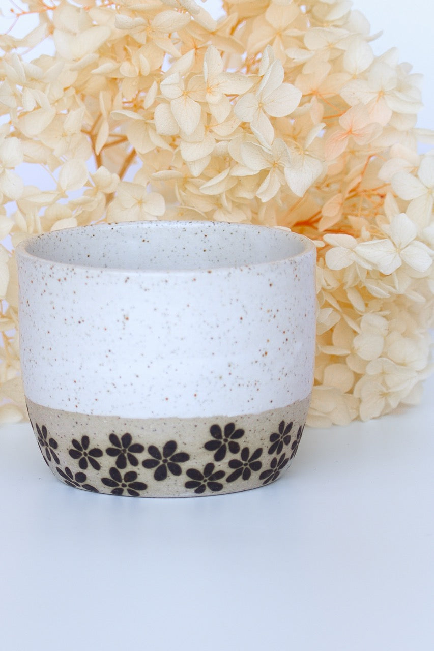 Handcrafted coffee cup