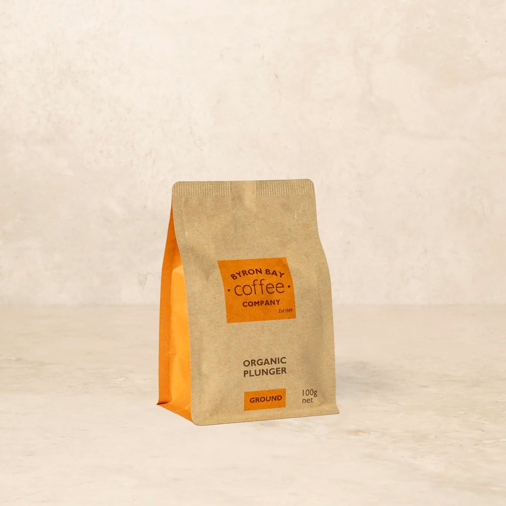 Organic Plunger coffee from Byron Bay Coffee Company - mycotoxin tested and certified organic