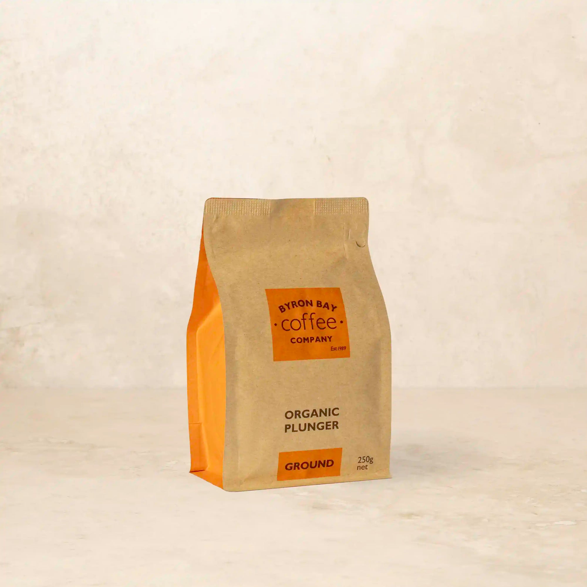Organic Plunger coffee from Byron Bay Coffee Company - mycotoxin tested and certified organic