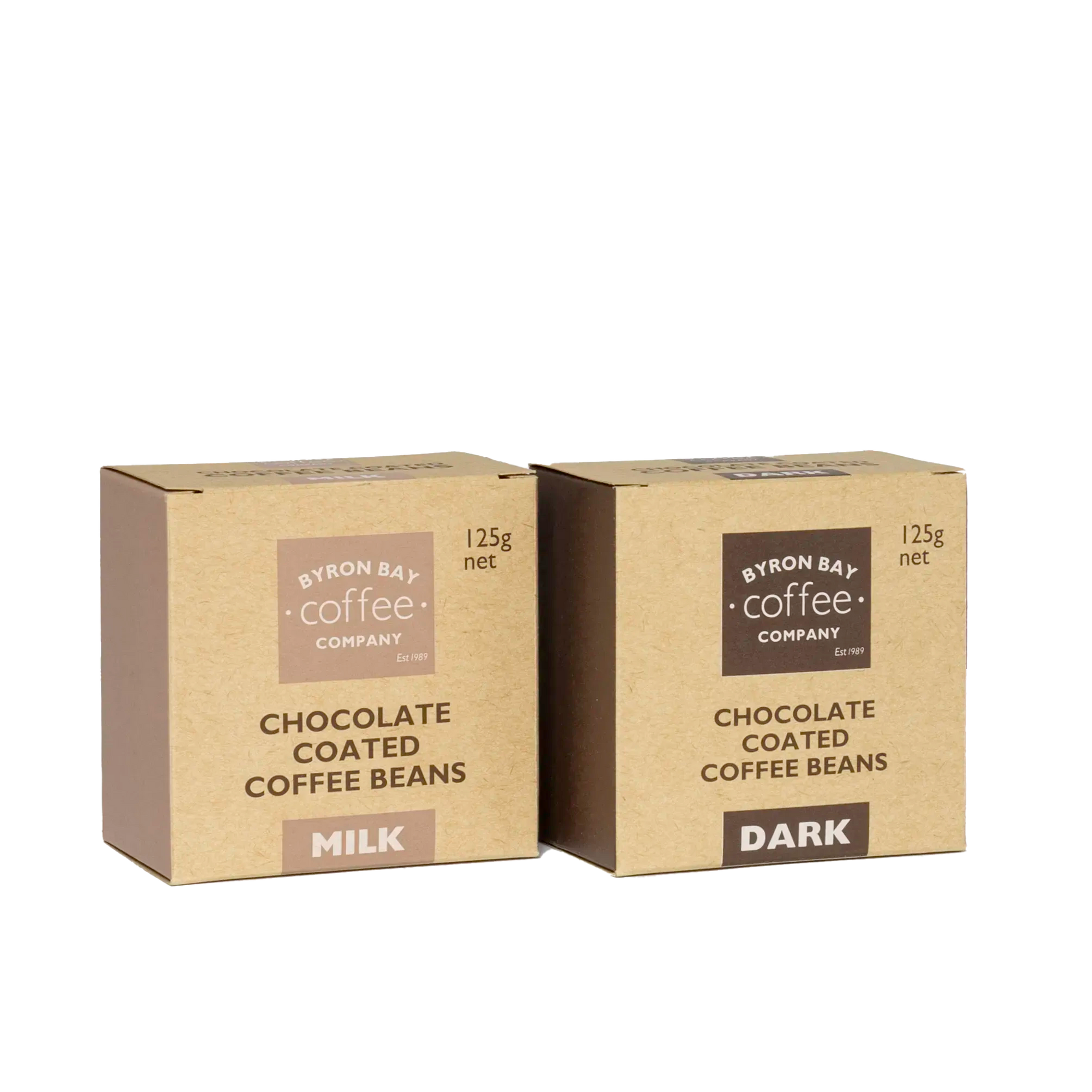 Chocolate Perk Up Pack - Byron Bay Coffee Company milk and dark chocolate coated coffee beans.