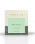 Retail box of Byron Bay Tea Company Peppermint loose leaf tea