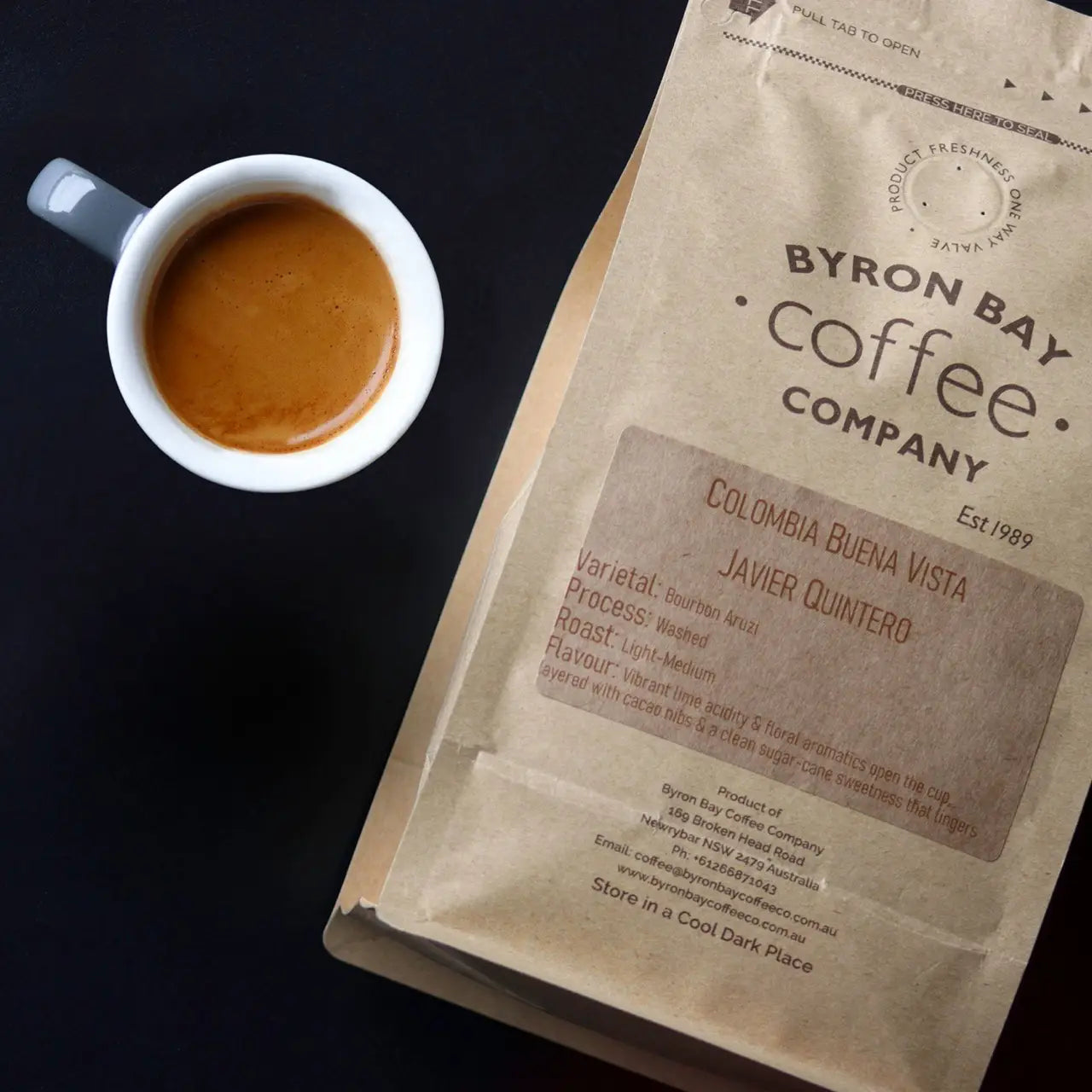 Single Origin Coffee Colombia Buena Vista by Javier Quintero